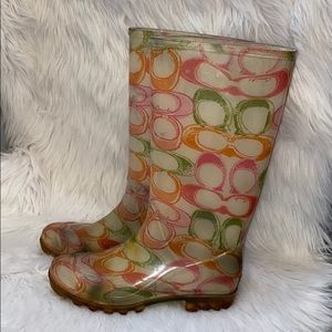 Coach Rainboots